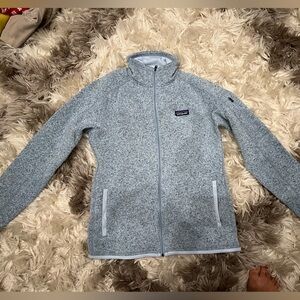 Patagonia Light Blue Knit Jacket